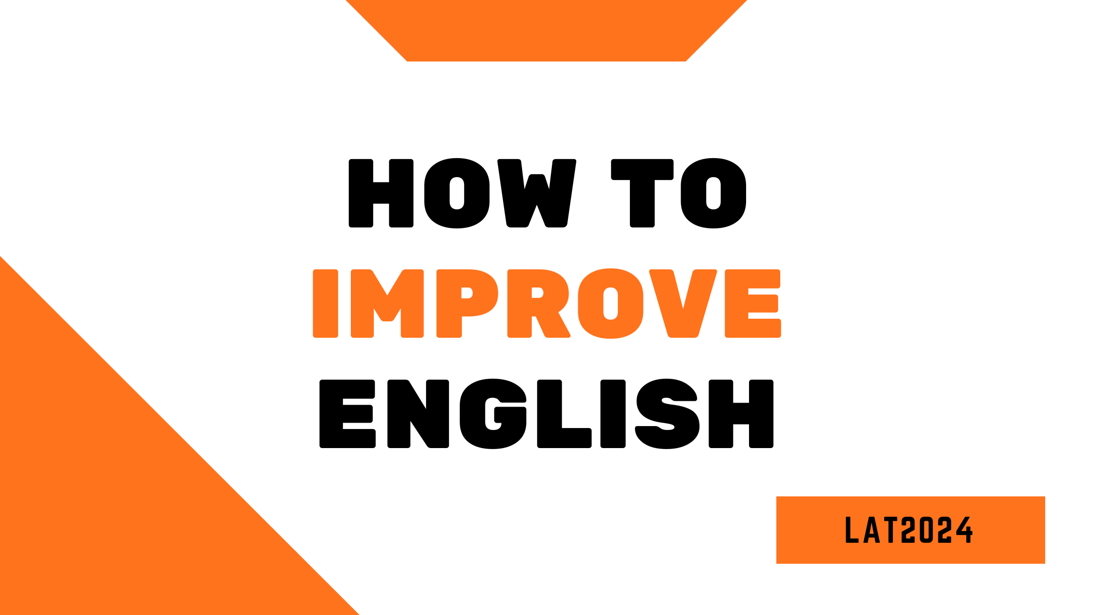 How to improve English